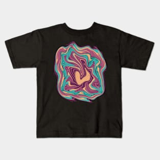 arble art abstract Kids T-Shirt